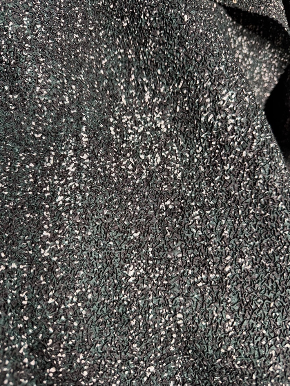 Chico’s Travelers Collection Black Metallic Wrap Size 2 Draped Textured Chic - Picture 6 of 8